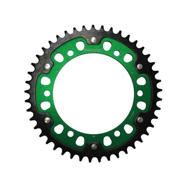 Supersprox リアスプロケット STEALTH（ステルス） 502-45T グリーン RST-502：45-GRN スーパースプロックス スプロケット関連パーツ