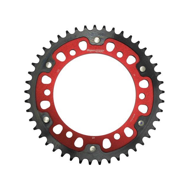 Supersprox リアスプロケット STEALTH（ステルス） 502-45T（レッド） RST-502：45-RED スーパースプロックス スプロケット関連パーツ｜パークアップ 店 10,146円