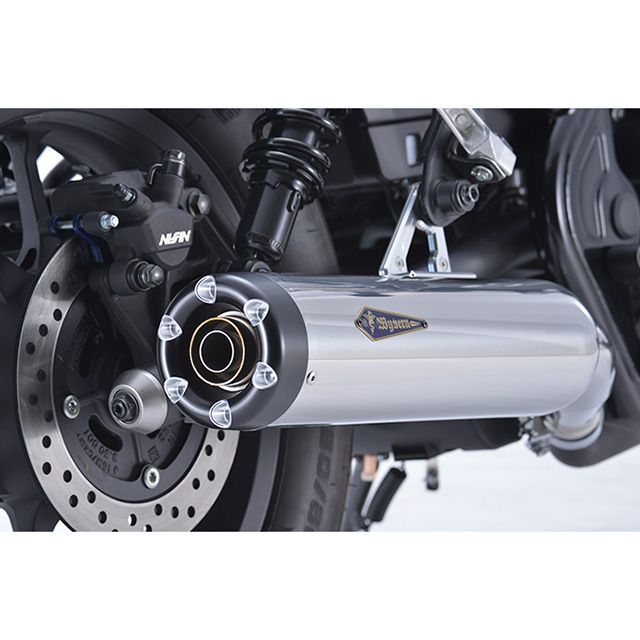 R’s GEAR ワイバンクラシック スリップオン（ステンポリッシュ） WH29-03CP アールズギア マフラー本体 Rebel250