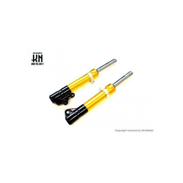kn926 フロントフォーク 【ブラック/ゴールド】 スーパーJOGZ/アプリオタイプ2系】 FF00-1-BKGD KN企画 その他|パークアップ 店