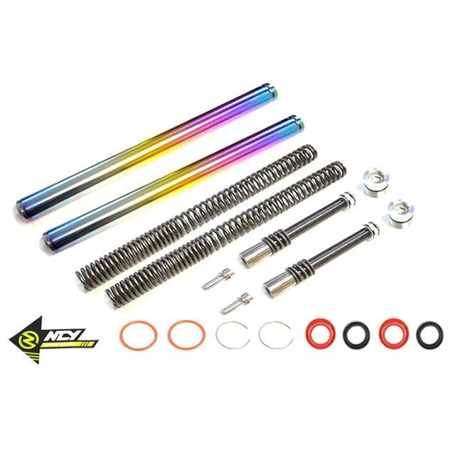 kn926 NCY フロントフォークインナーチューブセット【N-17】チタンカラー【マジェS/SMAX/FORCE】 999E46BH6CFG-KN KN企画 その他｜パークアップ 店