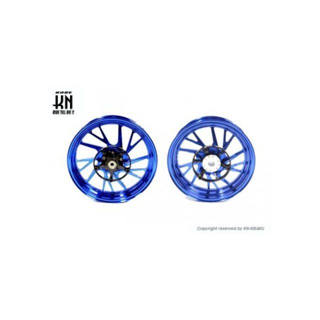 kn926 MOS 鍛造アルミホイール前後セット 【XMAX250/300】ブルー【XF-10】 Y-B74-FG-10-05-KN KN企画 その他｜パークアップ 店