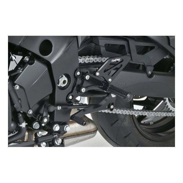 WestPower ライディングステップ（ブラック） 40-000002 ウエストパワー バックステップ関連パーツ KATANA/GSX-S1000/F