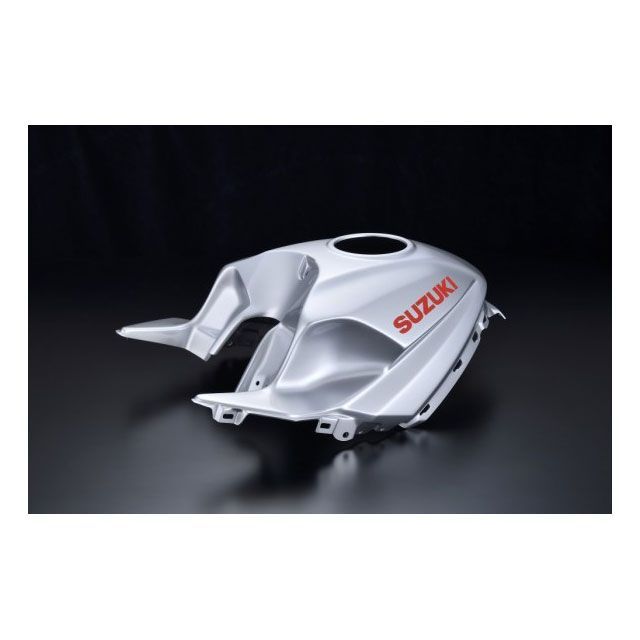 無料雑誌付き ウエストパワー カタナ タンクカバー 純正色塗装 Suzukiステッカー付 カラー ミスティックシルバーメタリック Westpower Iconnect Zm