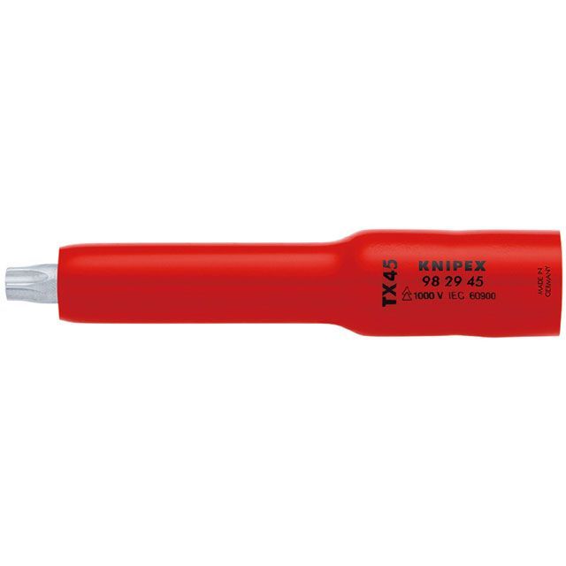 KNIPEX 9829-45 1000V 3/8差込 縁切りヘクスローブソケット T45 ・9829-45 クニペックス お手々物の具