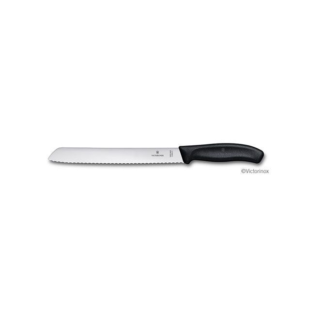 Victorinox ブレッドナイフブラック 21cm #6.8633.21E ・6.8633.21E ビクトリノックス 野外調理用品