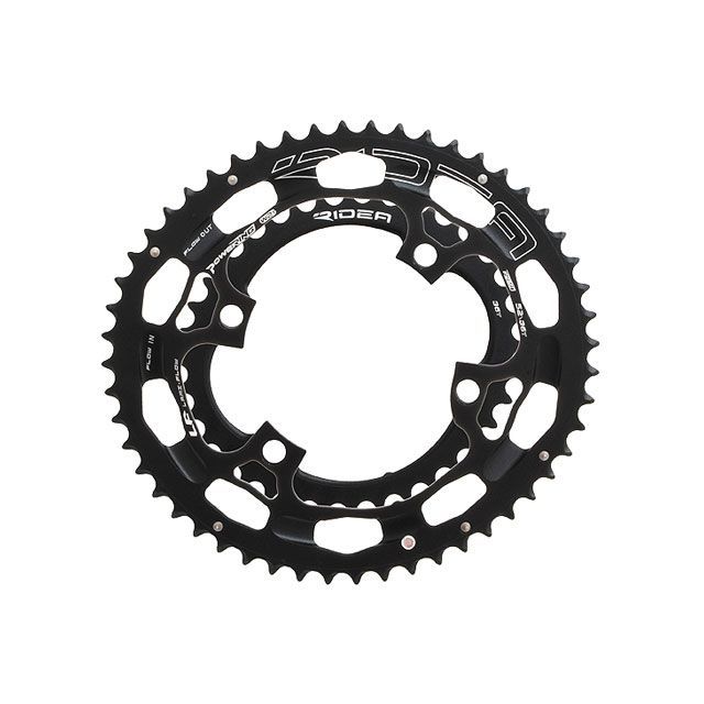 RIDEA 5x/3xW2-LFR491 Powering LF W2T 4arms カラー 52T/36T(BCD:110mm) 52/36W2-LFR491 リデア(自転車) パーツ