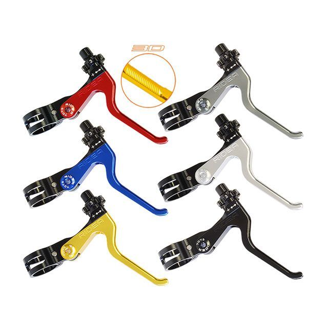 RIDEA XFH2 V-Type Lever CNC 色合い ゴールド XFH2 リデア（銀輪） 一部分 自転車用パーツ-自転車・サイクリング