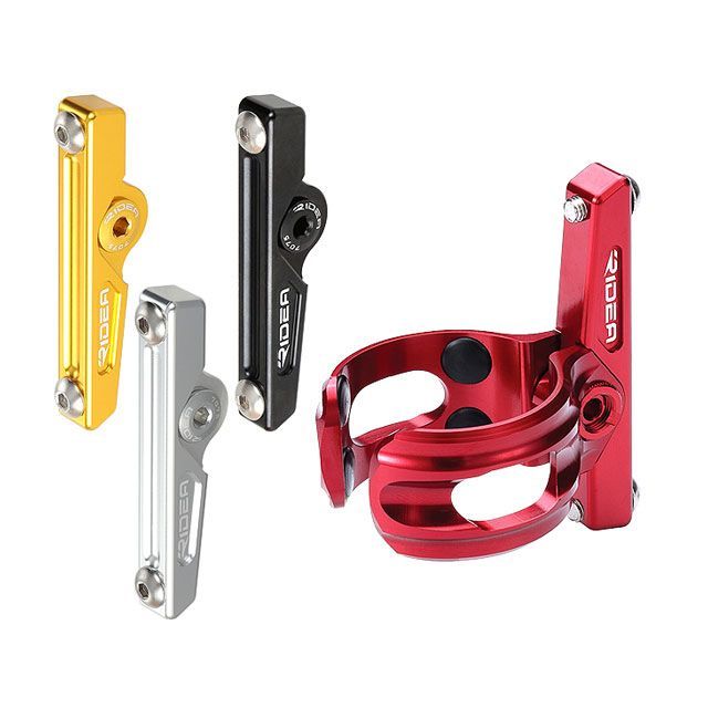 RIDEA FCAS2 Mini Velo Bottle Cage Adapter(Single arm) カラー レッド FCAS2 リデア(自転車) パーツ