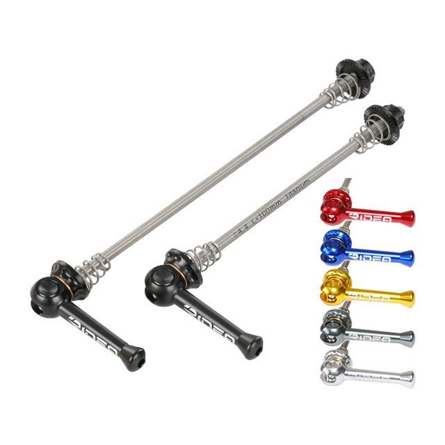 RIDEA ES2D-100/140 Ti Quick Release MTB F100/R140 カラー チタン ES2D-100/140 リデア（自転車） パーツ