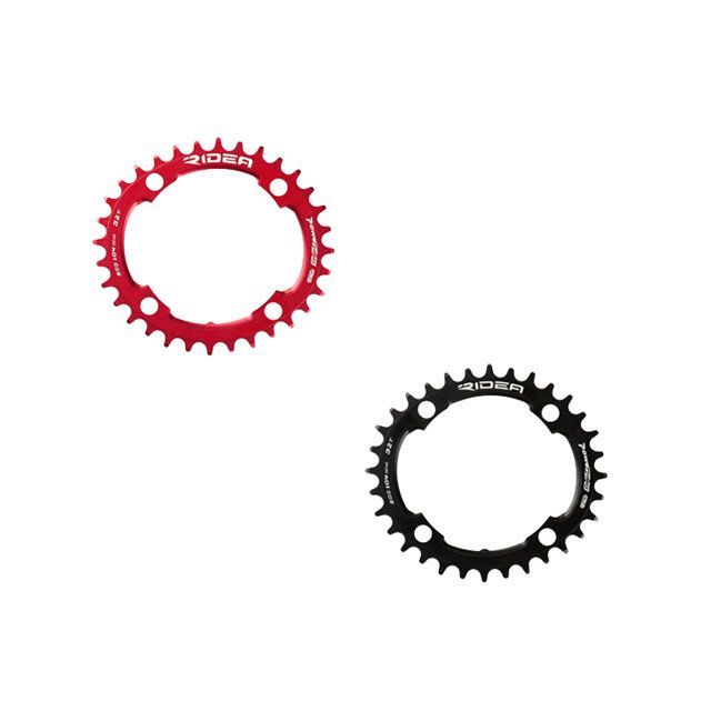 RIDEA 32W2-LM4S1 Powering L W2T 4arms カラー 32T（BCD：104mm）ブラック 32W2-LM4S1 リデア（自転車） パーツ