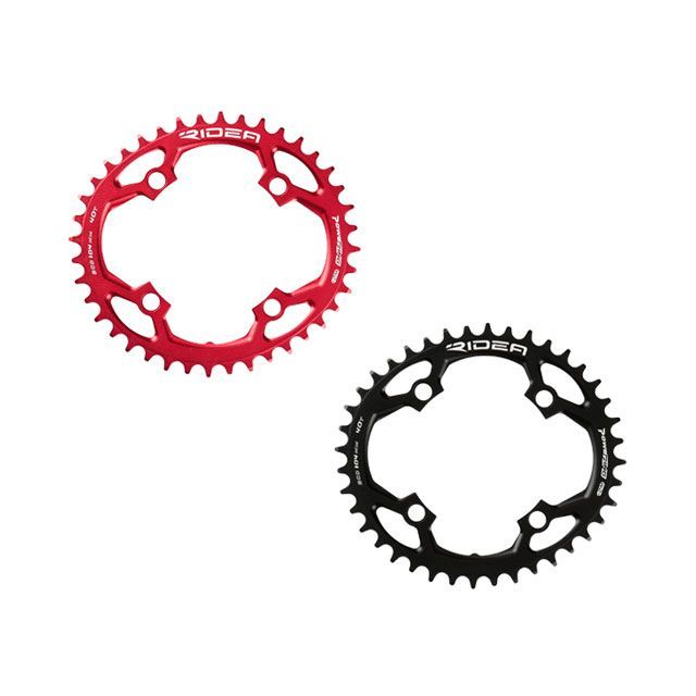 RIDEA 40W2-LM4S1 Powering L W2T 4arms カラー 40T（BCD：104mm）ブラック 40W2-LM4S1 リデア（自転車） パーツ