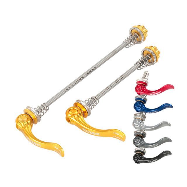 RIDEA ES3D-74/130 Ti Quick Release Folding Bike F74/R130 色合い しろがね色 ES3D-74/130 製造業者店卸し資産あり リデア（銀輪） 部分品