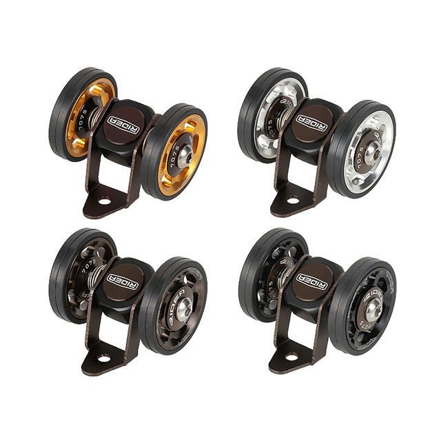 RIDEA RMR3 Duo 15°Swivel Rear Mudguard Roller 色合い しろがね色 RMR3 リデア（銀輪） 付属品 自転車用アクセサリー-その他-スポーツ・アウトドア