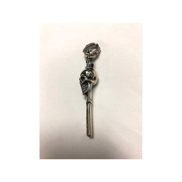 Bill Wall Leather Vintage Skull Key Pendant PN966 Bill Wall Leather アクセサリー｜パークアップ 店