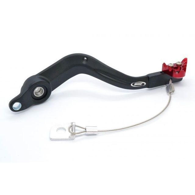 WiseMotoSports Rブレーキペダル Beta RR2T/4T 2020～（レッド/ブラック） WLE-05-RN ワイズモトスポーツ ペダル RR2T125/200/250/300 RR4T350/390/430/480