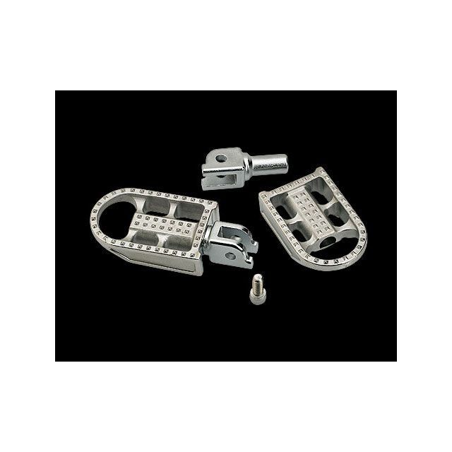 Biltwell MUSHMANフットペグM8ソフテイル フロント ポリッシュ ・025159 ビルトウェル ステップ M8ソフテイルでライダー側