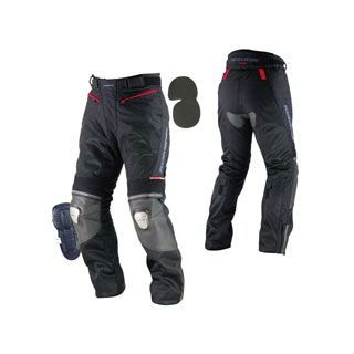 KOMINE PK-712 チタニウムレザーメッシュパンツ-リーガ（ブラック） サイズ L ・07-712 コミネ パンツ