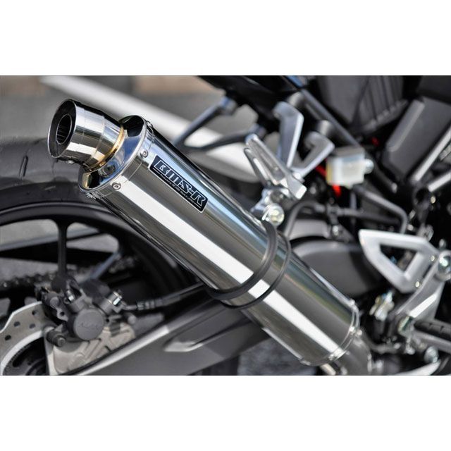 BMS RACING FACTORY R-EVO スリップオン ステンレスサイレンサー 政府認証 G183-53-P6J BMS マフラー本体 CB250R