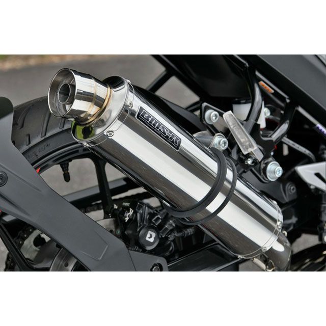BMS RACING FACTORY R-EVO ステンレスサイレンサー 政府認証 G343-53-S6J BMS マフラー本体 GIXER 150