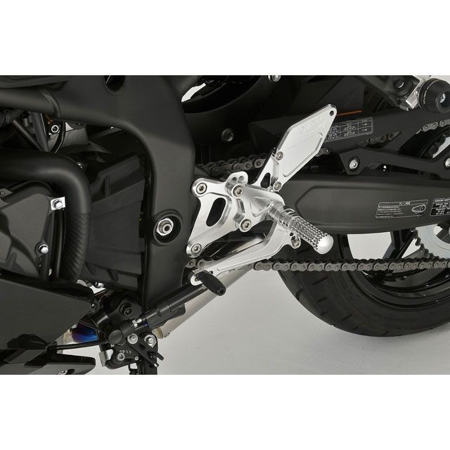 楽天市場】オーバーレーシング バックステップ 4ポジション（シルバー