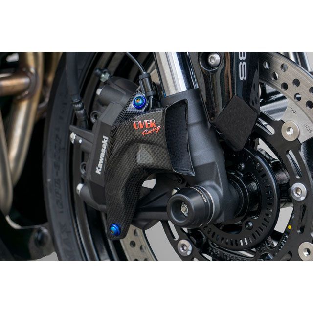 OVER RACING Carbon フロントキャリパーダクト ・73-86-01 オーバーレーシング ドレスアップ・カバー Ninja ZX-25R SE Ninja ZX-25R
