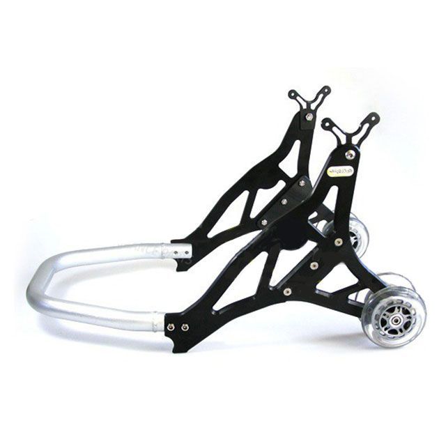 alpha Racing アルミ アジャスタブルリアスタンド ブラック 8123A001B10 アルファレーシング メンテナンススタンド