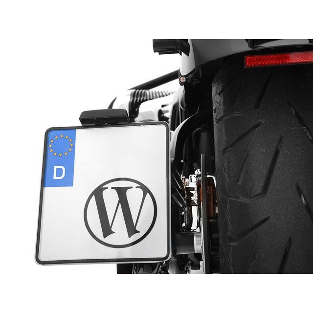 Wunderlich ライセンスプレートサポート スイングアームマウント コンプリートキット（ウインカー；クローム） W18501-SET ワンダーリッヒ その他外装関連パーツ R18