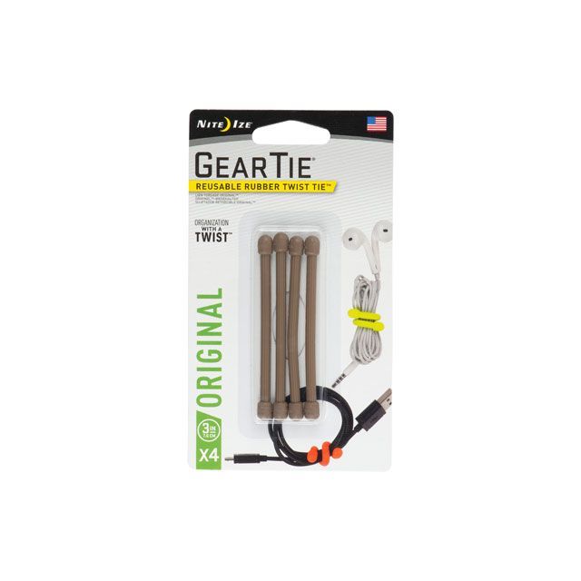 (まとめ) シームーン NiteIze ギアータイ 32インチ ブラック NI01830 1パック(2個) 〔×5セット〕(代引不可) NiteIze ギアータイ 32インチ ブラック 2本入 | 接着・補修・梱包 通販