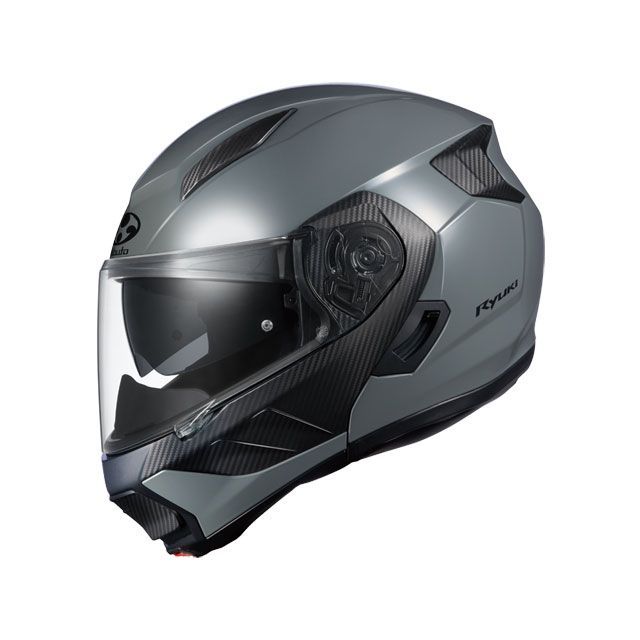 OGK KABUTO RYUKI（リュウキ） ミディアムグレー サイズ XL/61-62cm メーカー在庫あり オージーケーカブト システムヘルメット（フリップアップ）