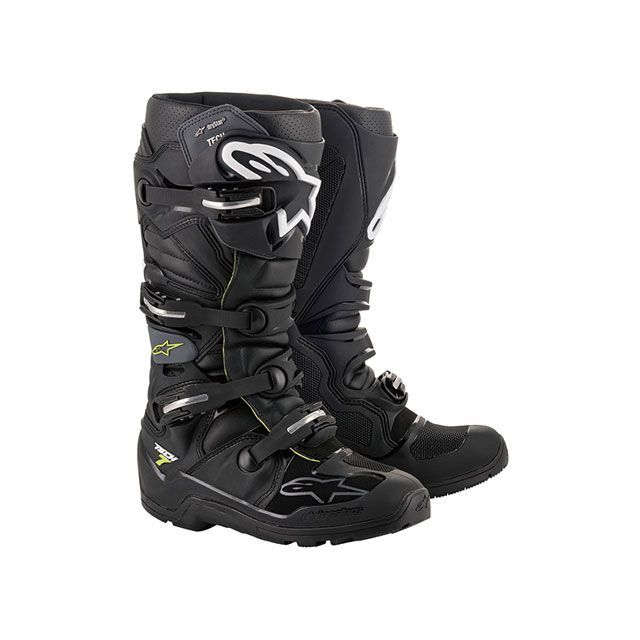Alpinestars テック7 エンデューロ ドライスター ブーツ（ブラック/グレー） サイズ 7/25.5cm C1135 アルパインスターズ オフロードブーツ