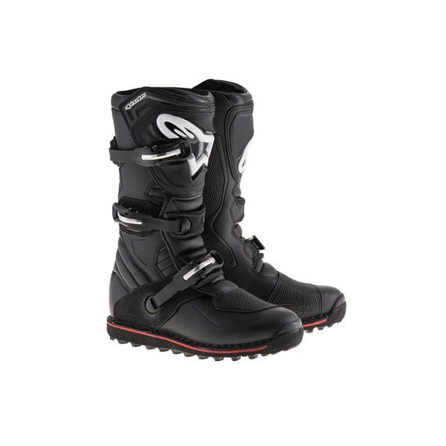 Alpinestars テック ティー ブーツ（ブラック/レッド） サイズ 6/25.0cm C1316 アルパインスターズ オフロードブーツ