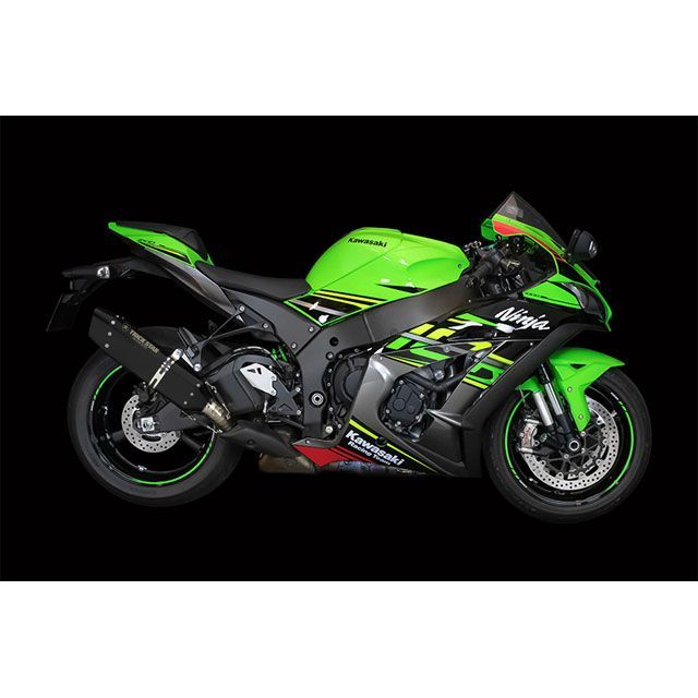 TRICKSTAR 政府認証スリップオンマフラー IKAZUCHI ブラックエディション JST-002S-L4BT トリックスター マフラー本体 ZX-10R/RR｜パークアップ 店