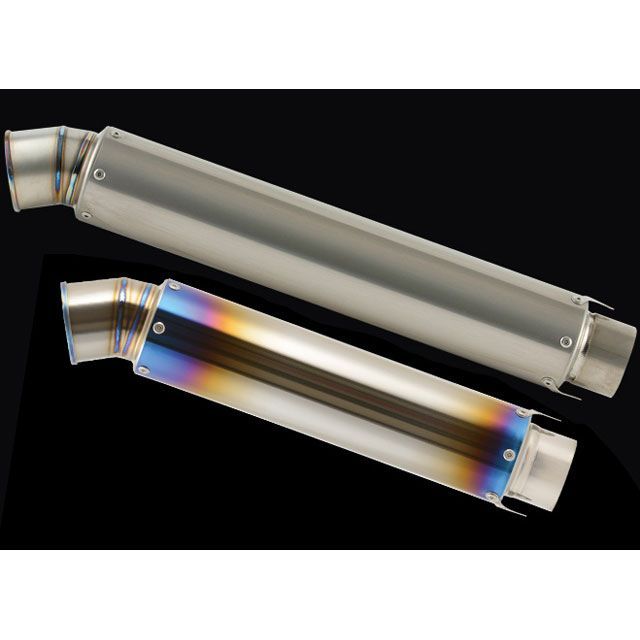 NITRO RACING 4in1機械曲げチタンEXマフラー（ロングテール） Φ85 ストレイトチタンサイレンサー 320mm V2 EX-04STUKT2-V1 ナイトロレーシング マフラー本体 GPZ900R/750R