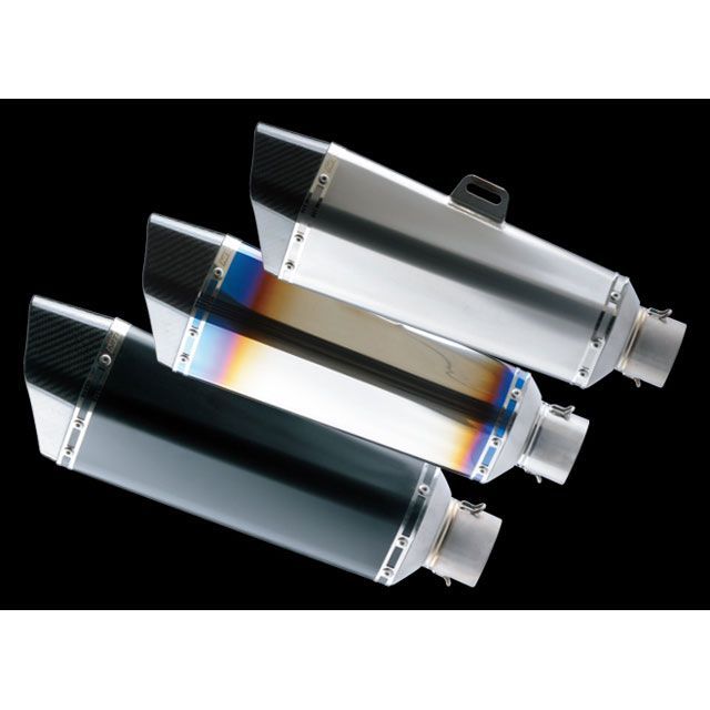 NITRO RACING 4in1 機械曲げチタンEX UPタイプ【HP】 ヴァリアントチタンサイレンサー マットブラック 365mm EX-13TUVT3BH ナイトロレーシング マフラー本体 ZRX1100/1200R