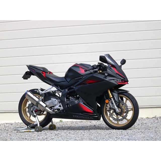 WR&rsquo;S JMCA フルエキゾースト SS-OVAL SHORT_LINEタイプ ステンレスサイレンサー仕様 FD1240JM ダブルアールズ マフラー本体 CBR250RR｜パークアップ 店