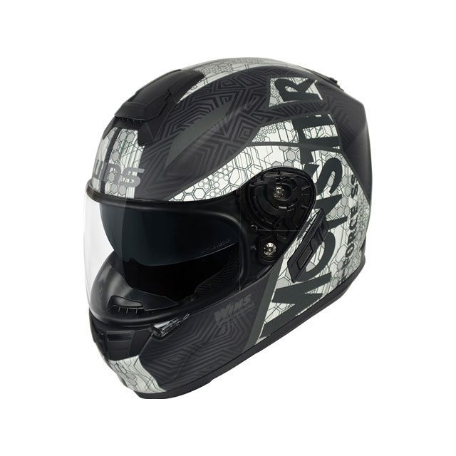 WINS G-FORCE SS MONSTER type C（04.ブラック×ホワイト） サイズ M JAN_4560385760495 メーカー在庫あり ウインズヘルメット フルフェイスヘルメット
