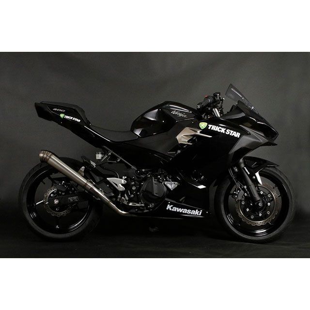 TRICKSTAR レーシングフルエキゾースト 雷神 ロング RFS-015E-03RL トリックスター マフラー本体 Ninja250 Ninja400｜パークアップ 店