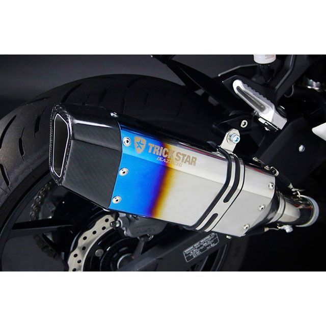 TRICKSTAR レーシングスリップオンマフラー パニア非対応 IKAZUCHI 焼ステンレスカーボン RSTU-018C-L4YS トリックスター マフラー本体 Ninja 1000SX｜パークアップ 店