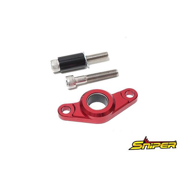 SNIPER NINJA ZX-25R ZX-4R シフトシャフト サポートホルダー 赤 SP0133R メーカー在庫あり スナイパー その他ステップ関連パーツ