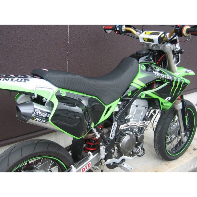 SPIRAL バイクシート ハイシート　ブラック　Dトラッカー SPIRALシート新色発売 KLX250（08－）D