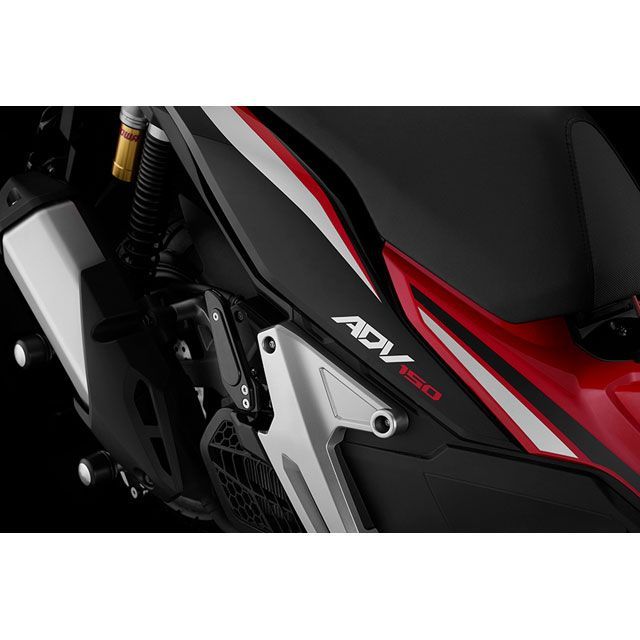 BIKERS タンデムステップ 左右2ケ カラー ブラック H0722-BLK バイカーズ タンデムステップ関連パーツ ADV150|パークアップ 店