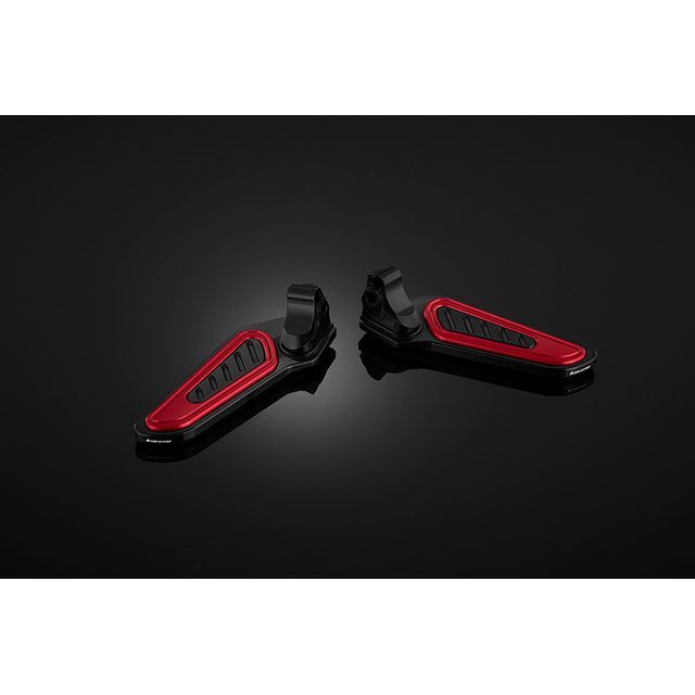 BIKERS タンデムステップ 左右2ケ カラー レッド H0722-RED バイカーズ タンデムステップ関連パーツ ADV150｜パークアップ 店