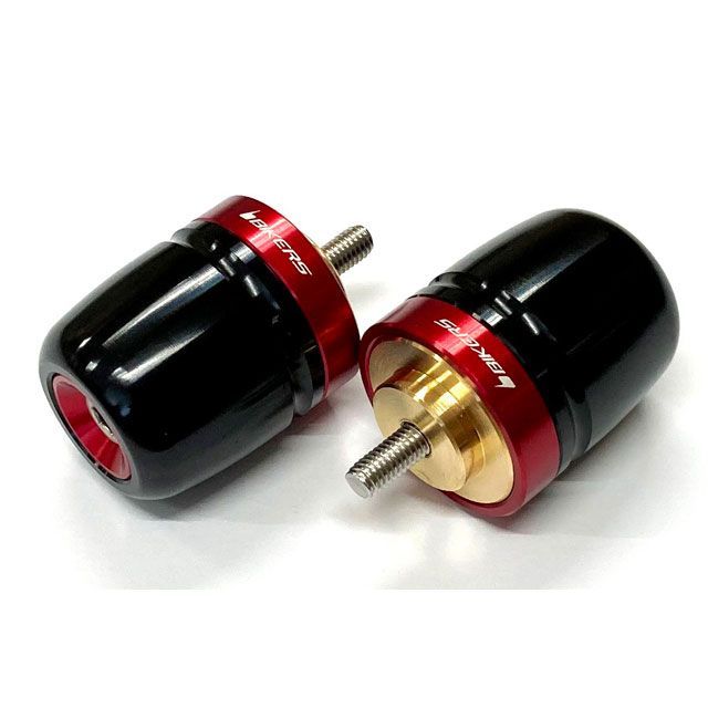 BIKERS 純正ハンドル用バーウエイト カラー レッド H0554-RED バイカーズ ハンドル関連パーツ