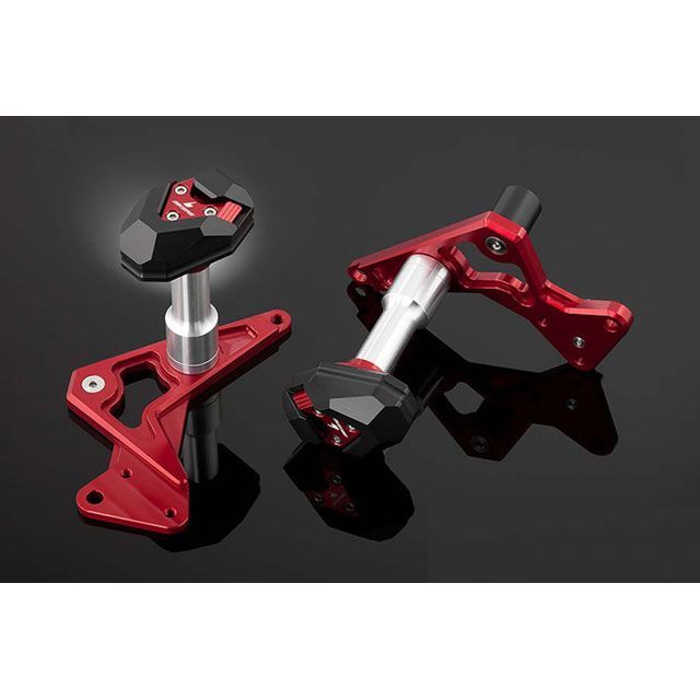 BIKERS ボディプロテクター LRセット カラー レッド K0185-RED バイカーズ スライダー類 Ninja650｜パークアップ 店 28,872円