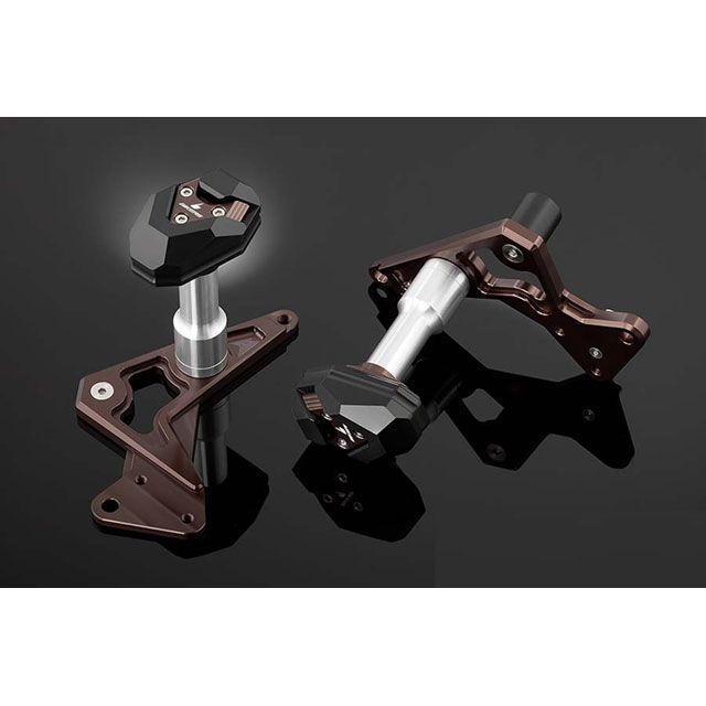 BIKERS ボディプロテクター LRセット カラー チタンカラー K0185-TIN バイカーズ スライダー類 Ninja650｜パークアップ 店