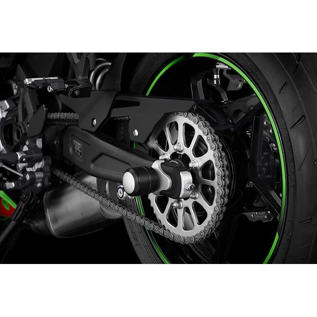 BIKERS チェーンアジャスターキャップ 2ケ カラー シルバー K0392-SLV バイカーズ チェーン関連パーツ Ninja650/Z650|パークアップ 店
