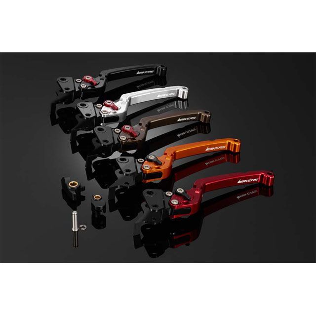 BIKERS 可倒式ADJブレーキレバー左 カラー オレンジゴールド Y0104-OGD バイカーズ レバー TRICITY125 TRICITY155｜パークアップ 店