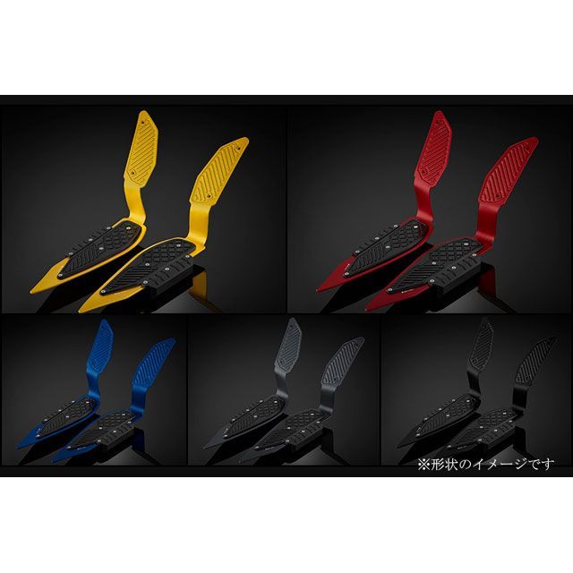 BIKERS フットプレート 左右セット カラー グリーン/ブラック Y0316-GRN-BLK バイカーズ フロアボード・ステップボード XMAX|パークアップ 店