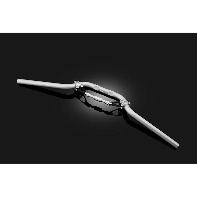 BIKERS アルミバーハンドル ブレース付 カラー シルバー K0109-SLV バイカーズ ハンドル関連パーツ KSR PRO Z125 PRO｜パークアップ 店